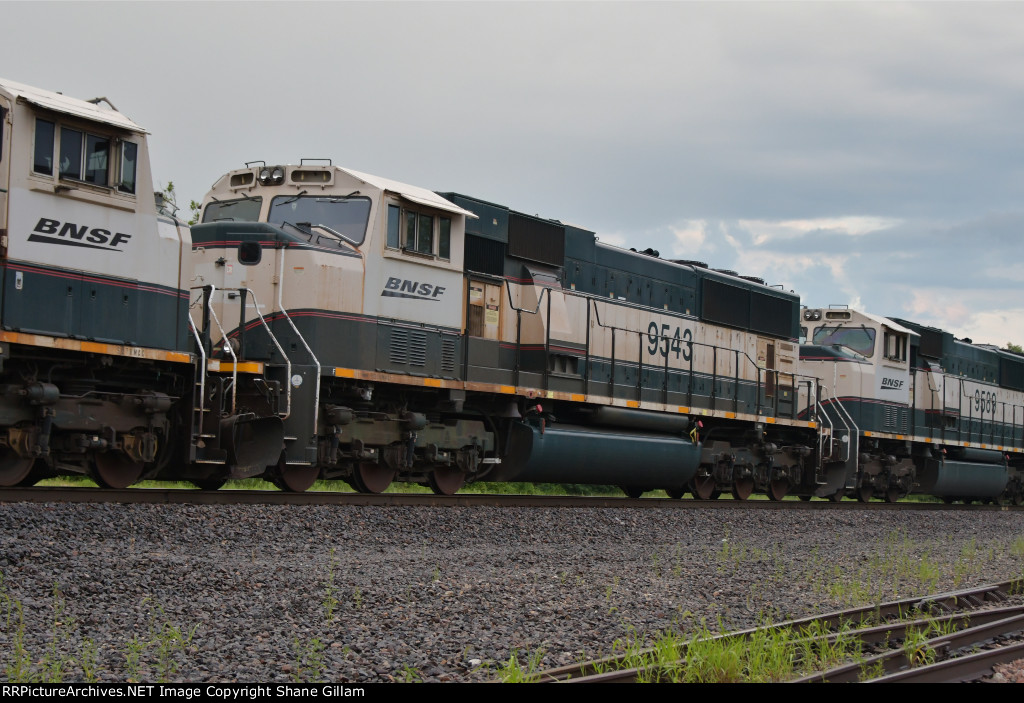 BNSF 9543 Roster shot